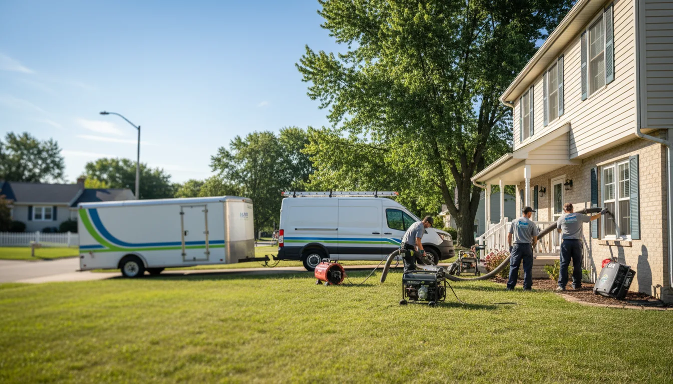 Flooded Basement Restoration And Cleanup With Repair in Clarendon Hills, IL near me